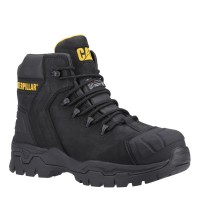 CAT Everett Waterproof Black Metal Free Safety Boots