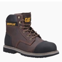 CAT Powerplant GYW Safety Boots S3 Brown Steel Toe Cap