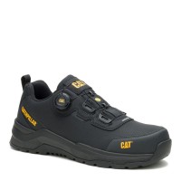 CAT Inductor Tech ESD Black Safety Trainers BOA Style 