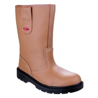 Centek FS334 Tan S1P Safety Rigger Boots Steel Toecap 