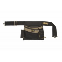 CLC Work Gear 5609 Electrician's Combo Apron - Black Polyester Tool Belt With 20 Pockets