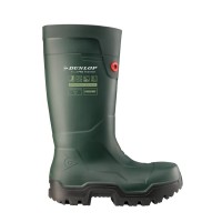 Dunlop Fieldpro Thermo+ Green Safety Wellingtons