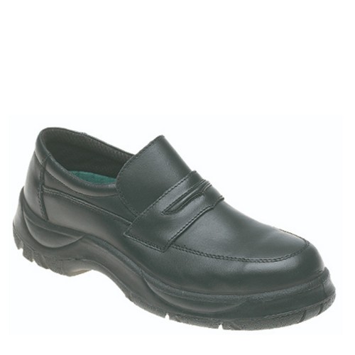 Himalayan 611 Black Leather Wide Grip Safety Shoes Himalayan 611 Black Leather Wide Grip Safety Shoes