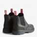 Hunters Drift Black Leather Occupational Slip On Non Safety Dealer Boots