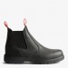 Hunters Drift Black Leather Occupational Slip On Non Safety Dealer Boots