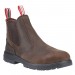 Hunter Twister Chelsea Safety Boot Brown