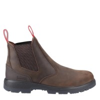 Hunter Twister Chelsea Safety Boot Brown