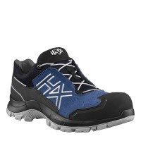 Haix Black Eagle 200 Black / Blue S1PS Safety Trainers Metal Free