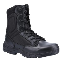 Magnum Viper Pro 8.0 Black Uniform Non-Safety Boots Size-Zip Metal Free 