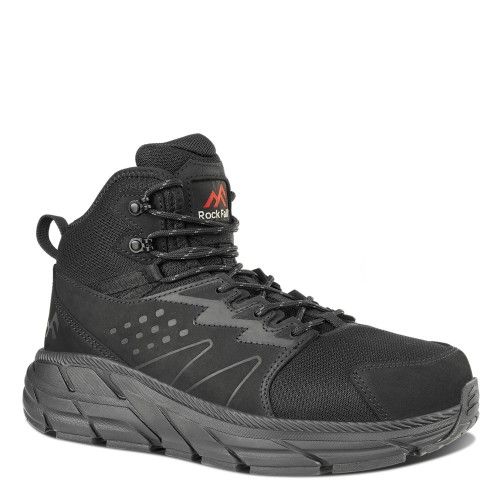 Rock Fall RF1050 Orca S3S Mid Safety Trainers Black Lightweight Rock Fall RF1050 Orca S3S Mid Safety Trainers Black Lightweight