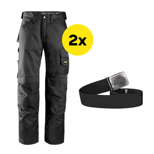 official uk dealer 3312 Snickers Duratwill pantalons de travail pantalons avec kneepad poches