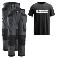 Snickers 2 x 3214 Trousers Plus SD T-Shirt