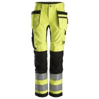 Snickers 6730 AllroundWork Womens Hi-Vis Trousers Holster Pockets