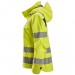 Snickers 1368 ProtecWork Women's Waterproof Class 3 Hi-Vis Yellow Shell Hooded Jacket Snickers 1368 ProtecWork Women's Waterproof Class 3 Hi-Vis Yellow Shell Hooded Jacket