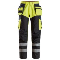 Snickers 6265 ProtecWork Hi-Vis Trousers Class 1