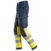 Snickers 6274 ProtecWork Class 1 Hi-Vis Yellow / Navy Stretch Trousers Holster Pockets Snickers 6274 ProtecWork Class 1 Hi-Vis Yellow / Navy Stretch Trousers Holster Pockets