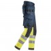 Snickers 6274 ProtecWork Class 1 Hi-Vis Yellow / Navy Stretch Trousers Holster Pockets Snickers 6274 ProtecWork Class 1 Hi-Vis Yellow / Navy Stretch Trousers Holster Pockets