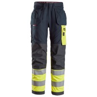 Snickers 6276 ProtecWork Hi-Vis Trousers Holster Pockets Class 1