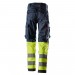Snickers 6764 ProtecWork Women's Class 1 Hi-Vis Yellow / Navy Stretch Trousers Snickers 6764 ProtecWork Women's Class 1 Hi-Vis Yellow / Navy Stretch Trousers