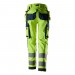 Snickers 6768 ProtecWork Women's Class 2 Hi-Vis Yellow / Navy Stretch Trousers Holster Pockets Snickers 6768 ProtecWork Women's Class 2 Hi-Vis Yellow / Navy Stretch Trousers Holster Pockets
