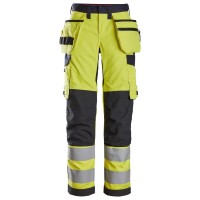 Snickers 6797 ProtecWork Womens Hi-Vis Trousers Holster Pockets Class 2