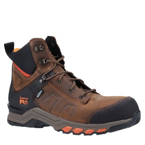 Timberland Pro Hypercharge 2.0 Waterproof Safety Boots Metal Free Brown Timberland Pro Hypercharge 2.0 Waterproof Safety Boots Metal Free Brown
