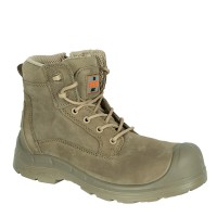 Unbreakable Desert Storm Stone Safety Boots U135 Side Zip