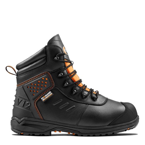 V12 V2180 Invincible IGS Black / Orange Safety Boots V12 V2180 Invincible IGS Black / Orange Safety Boots