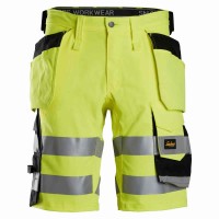 Snickers 6135 Hi-Vis Class 1 Stretch Shorts+ Holster Pockets